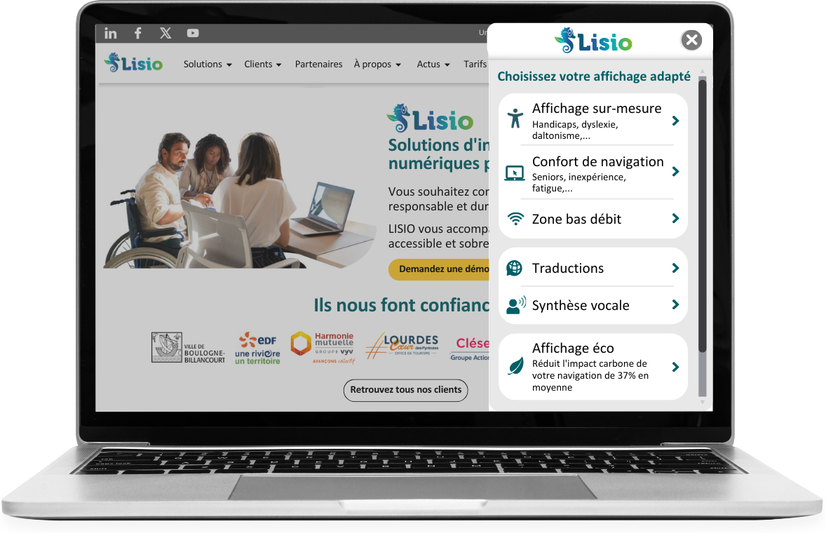 ecran avec solution lisio-WebEngagé